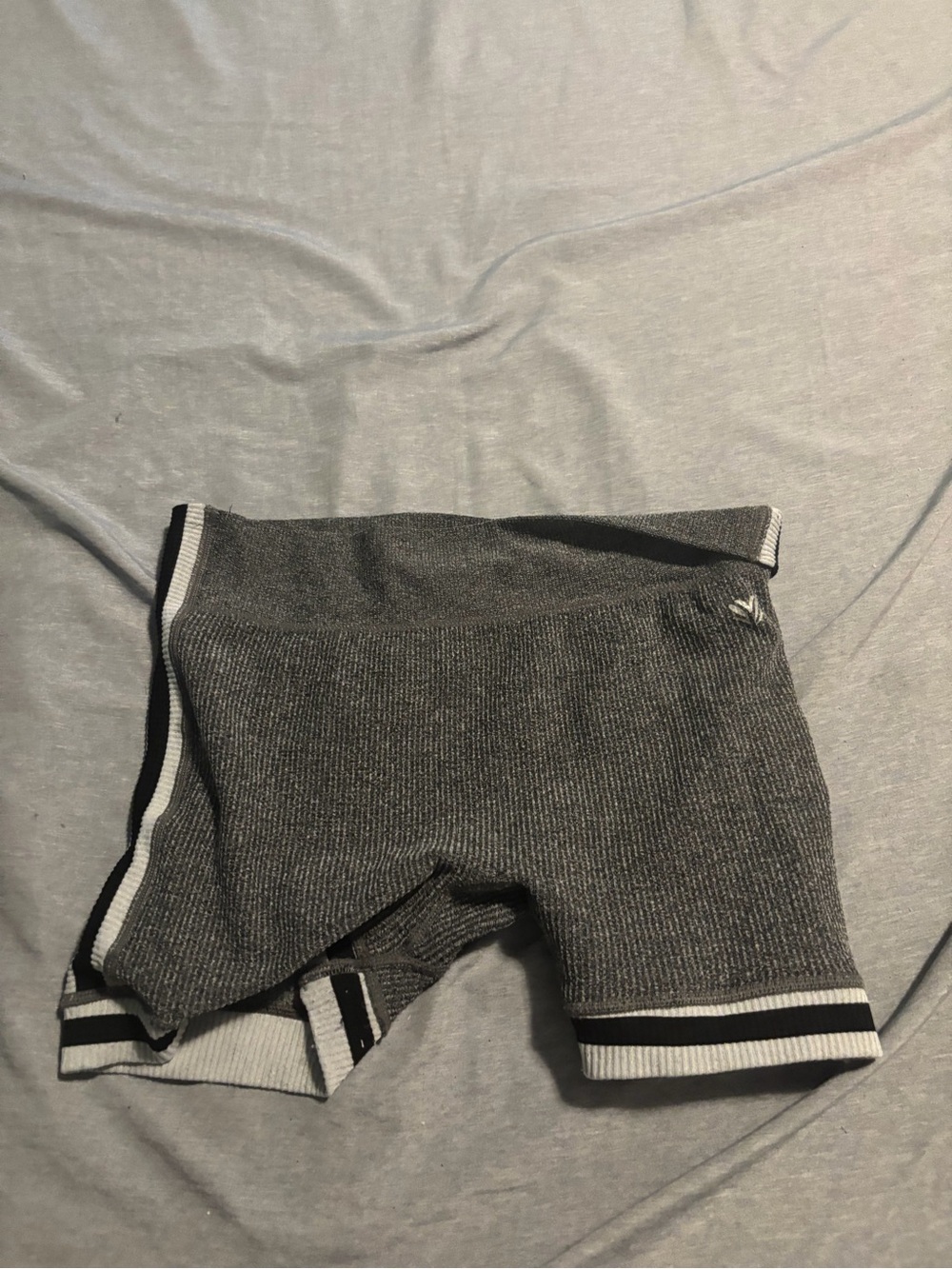 Forever 21 Gray Ribbed Waistband Shorts